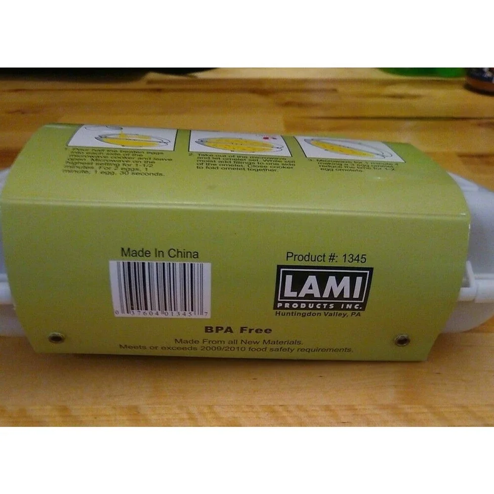 New LAMI Microwave Omelet Maker Dishwasher Safe